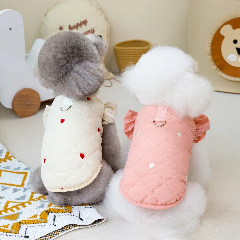 Dog Clothes Pet Clothing Small Dog Cat Warm Coat Autumn Winter Waterproof Comfortable 24 Love 1005007858980046