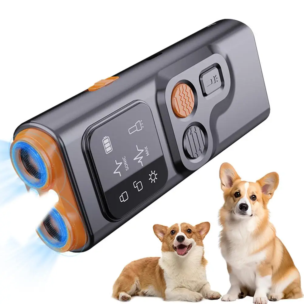 Bark Guard Anti Barking Device for Dogs Dog Deterrent with HD Display and LED Flashlight Stop Bad 1005007872540547