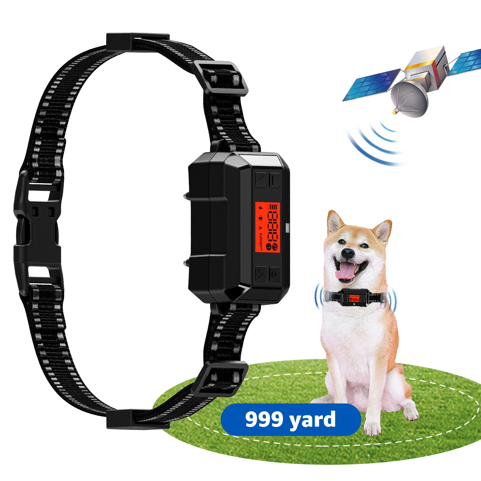 GPS Pet Fence Electric Wireless Dog Tracker Collar Pet Containment System Waterproof Dog Training 1005007884770334