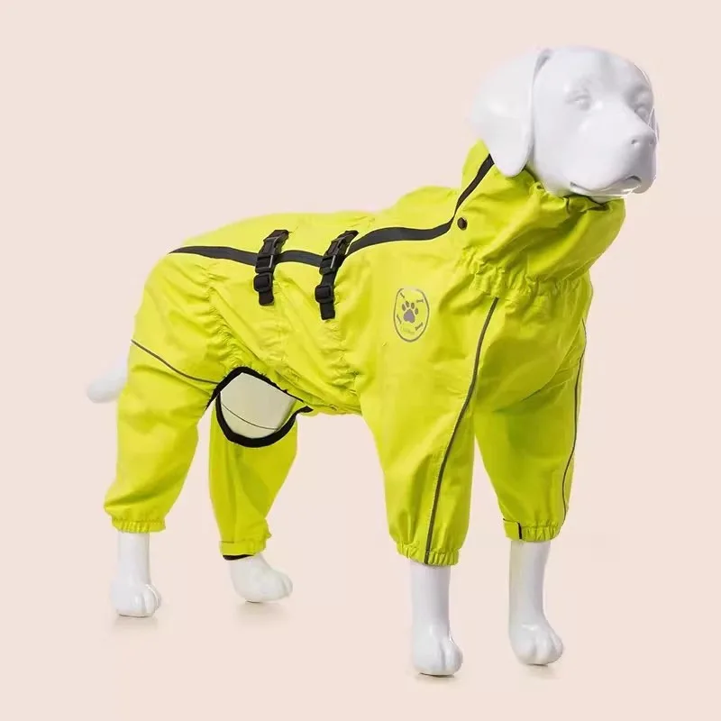 Waterproof Pet Dog Outdoor Jacket Clothes Winter Warm Rain Coat Big Dog Jumpsuit Reflective 1005007892806358