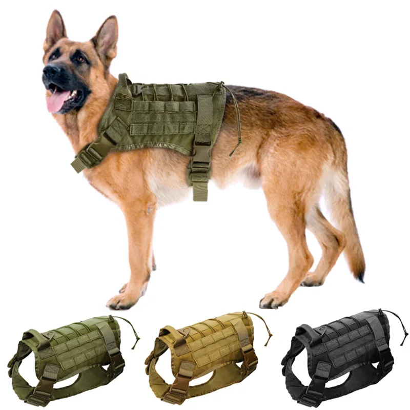 Tactical Camouflage Dog Vest Harness for Medium and Large Dogs，easy Control and Comfortable 1005007892899868