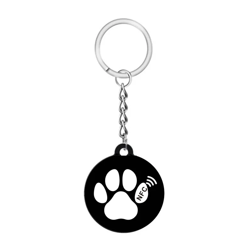 NFC Dog Tag, NFC Smart Pet ID Tag Self-Made, Program the Link of Online Pet Profile, Pet Video 1005007910058267