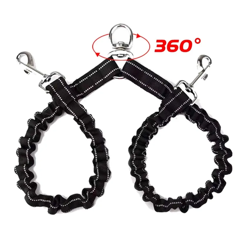 Pet Dog Double Leashes Dog Leash Rope Elastic Extended Pet Leash Belt Outdoor Training for Two 1005007938987834