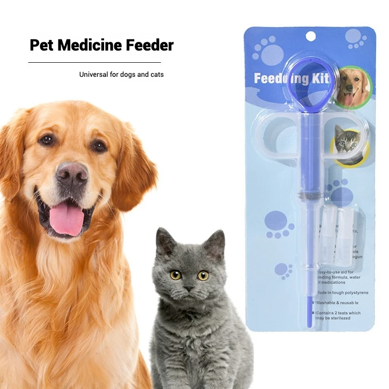 Pet Medicine Feeder for Cats and Dogs Push-Type Medicine Feeding Stick Pills Artifact Deworming 1005007944721377