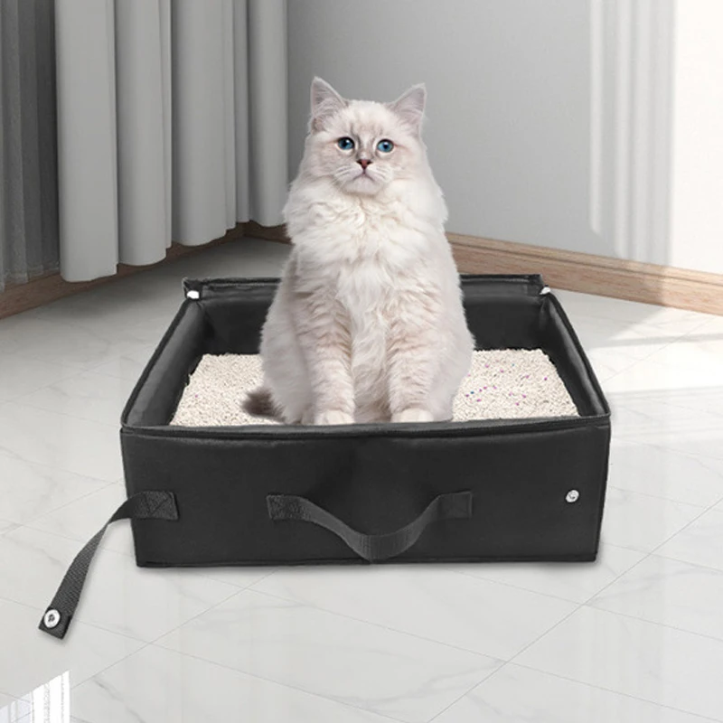 Portable Folding Travel Pet Litter Box Dog Toilet Tray Folding Cat Litter Potty Waterproof Outdoor 1005007950983817