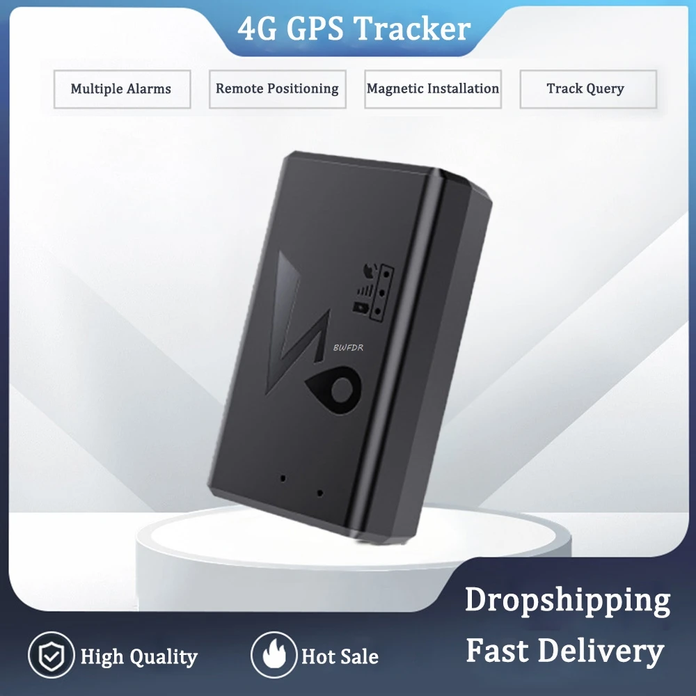 GPS Tracker Mini Real Time Car Tracking Device Vehicle Kids GPS Locator Anti-Lost Recording (4G) 1005007969593913