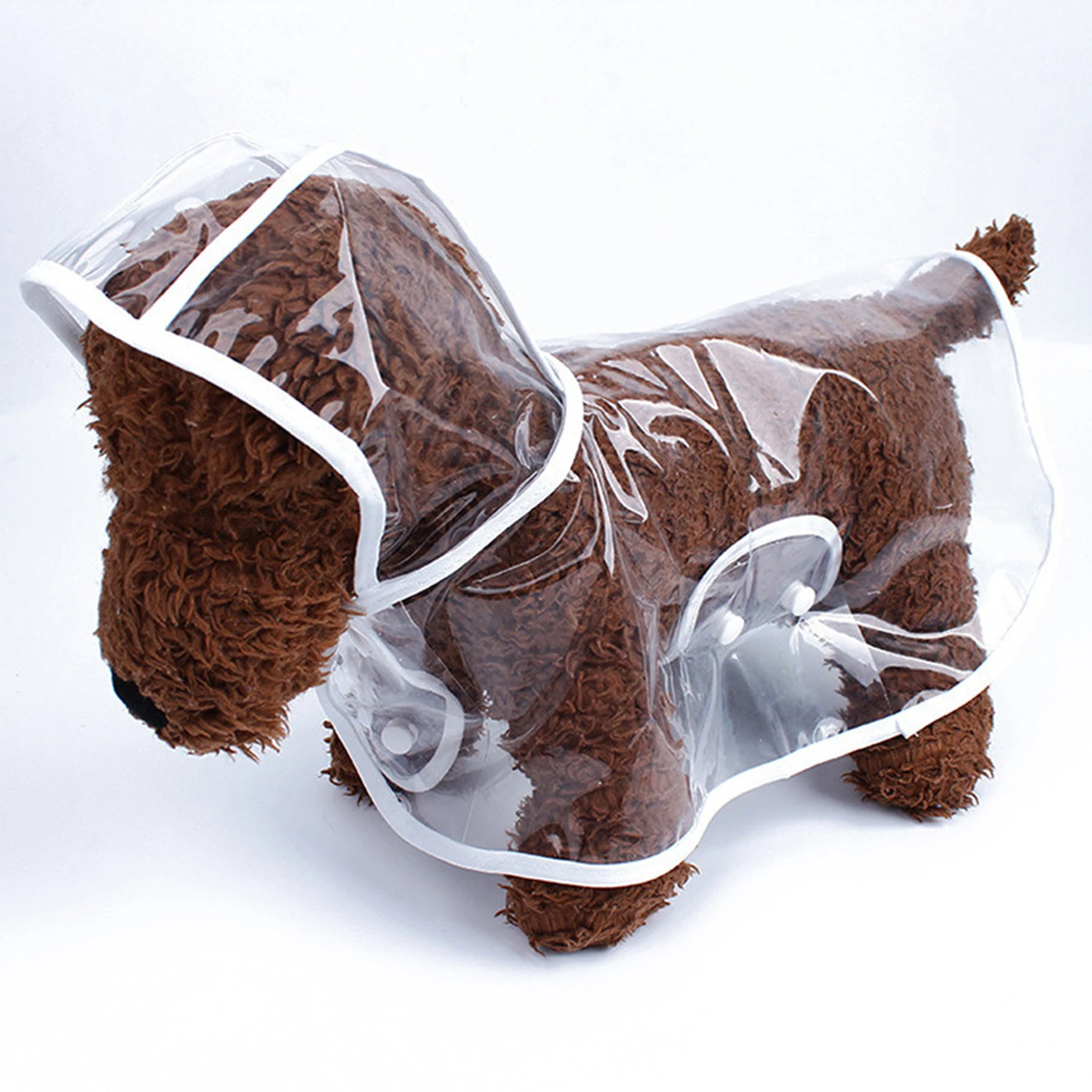 Pet Dog Raincoat Waterproof Pet Clothes Hooded Rain Jacket for Small Large Dogs Transparent Plastic 1005007983278887