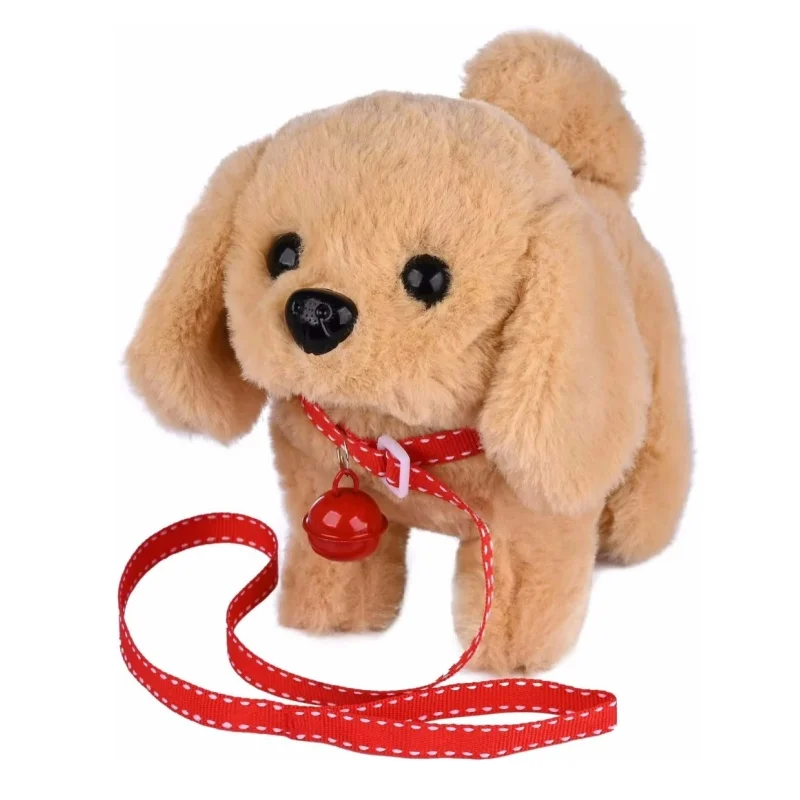 Electric Simulation Dog Plush Toys Interactive 18CM Dog Robot Walking Barking Tail Wagging Toy 1005007992209981