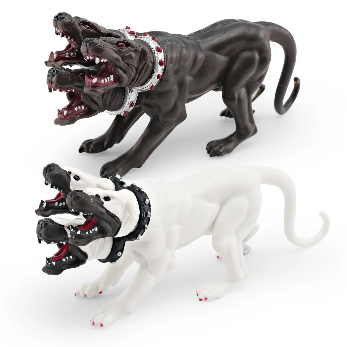 European Mythology Hell Three-Headed Dog Figurines Animal Figure Garden Home Decor DIY Miniatures 1005008001005900