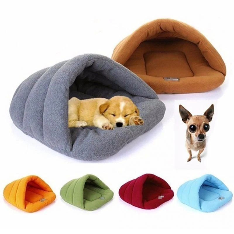 Soft Polar Fleece Pet Dog Beds Winter Warm Pets Heated Mat Small Dog Kennel House for Puppy Cats 1005008024177264
