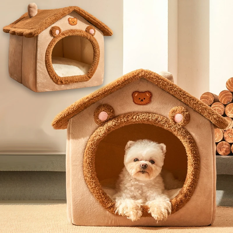 Foldable Pet House Removable Washable Cat House Puppy Cave Sofa Four Seasons General Can Pet 1005008030672493