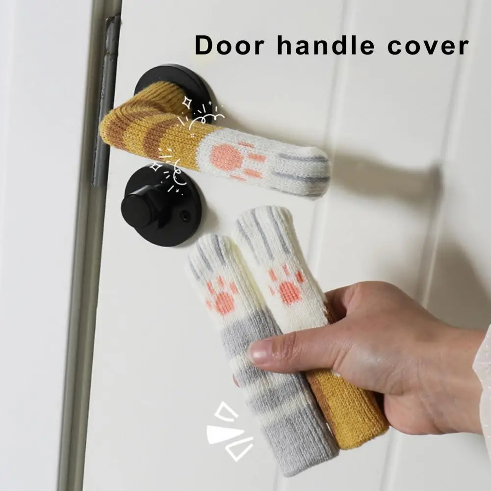 13.5cm Door Handle Anti-Collision Protective Sleeves Cat Claw Universal Anti-Scratch Simple (2Pcs) 1005008044908938