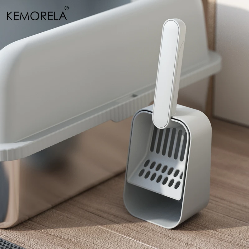 KEMORELA Cat Litter Scoop Self-Cleaning Box Shovel Kitty Toilet Clean Tool for Tray Supplies 1005008053341596