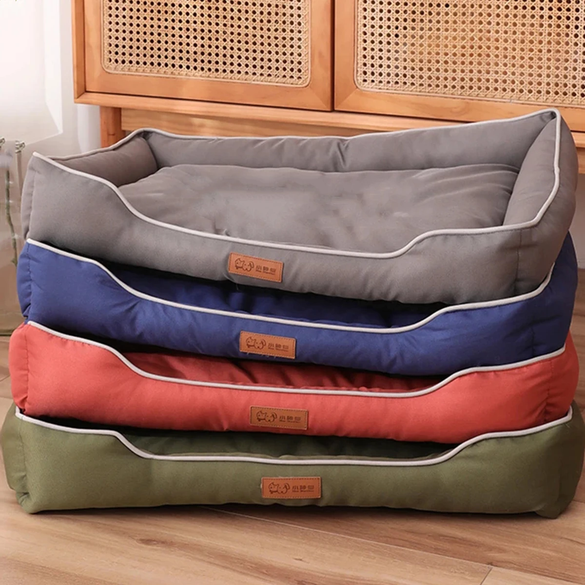 Four Season Square Dog Bed for Large Dog Mattress Bite-Resistant Cat Bed Soft Thickened 1005008070474891