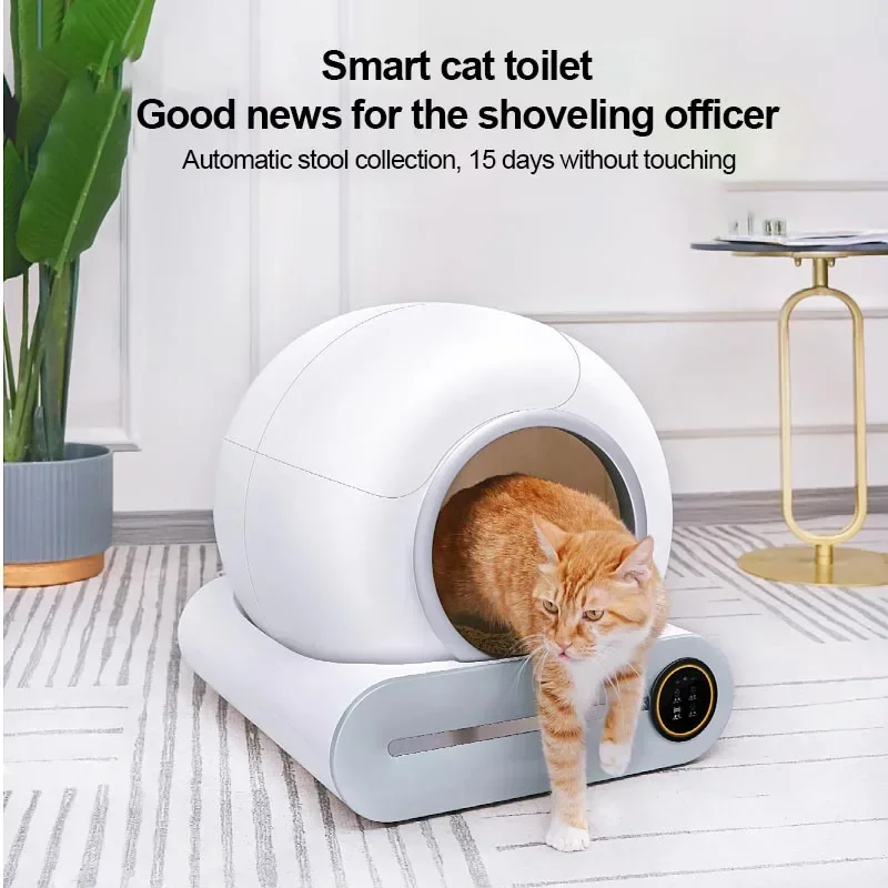 Automatic Smart Cat Litter Box Closed Self Cleaning Application Control Ionic 1005008074244742
