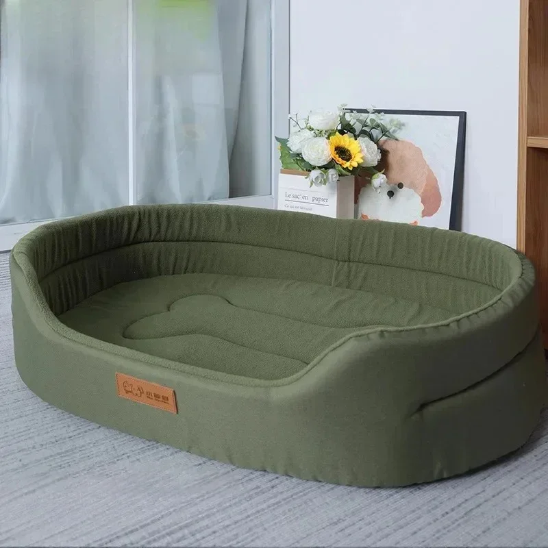 Double Sided Dog Bed Big Size Extra Large Dogs House Sofa Kennel Soft Fleece Pet Dogs Cats Winter 1005008077382146