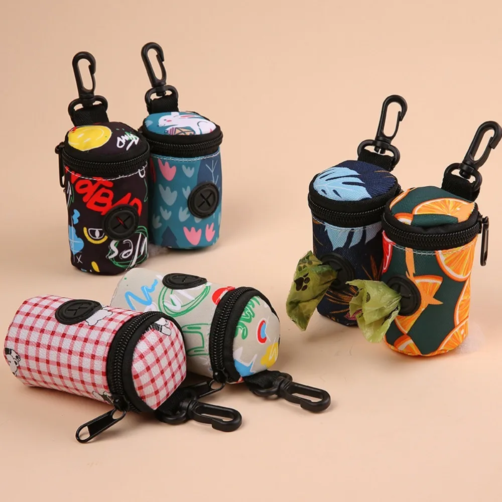 Hangable Dog Poop Bag Dispenser Portable Dogs Walking Accessory Waste Bag Holder Cute Zipper 1005008083186861