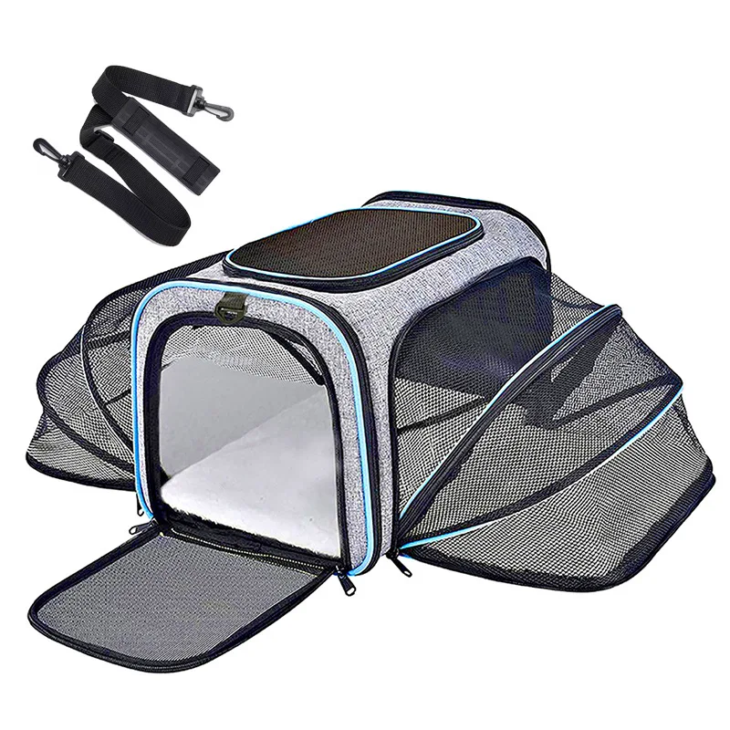 Pet Carrier Bag Foldable Small Dog Charter Carrying Cat Out Bag Expansion Pet Bag Mesh Breathable 1005008088336663