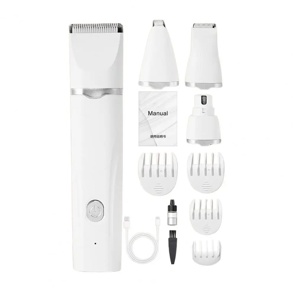 Dog Hair Clippers Grooming Kit，with Nail Grinder，4 in 1，Electric Trimmer，for Dogs Cat，Low Noise，USB 1005008090108887