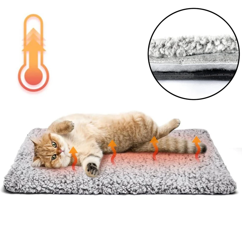 Self-Heating Pet Pads Blanket Puppy Pad Warm Cushion Mat Reflects Bed Cat Warmer Mat Comfortable 1005008092378936
