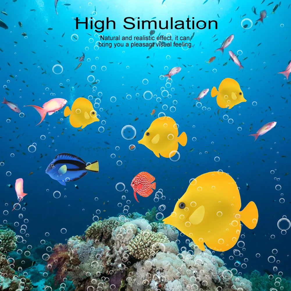 Fish Decoration Fish Ornament Aquarium Decoration Tropical Fake Fish Funny Artificial Luminous Fish 1005008112119252