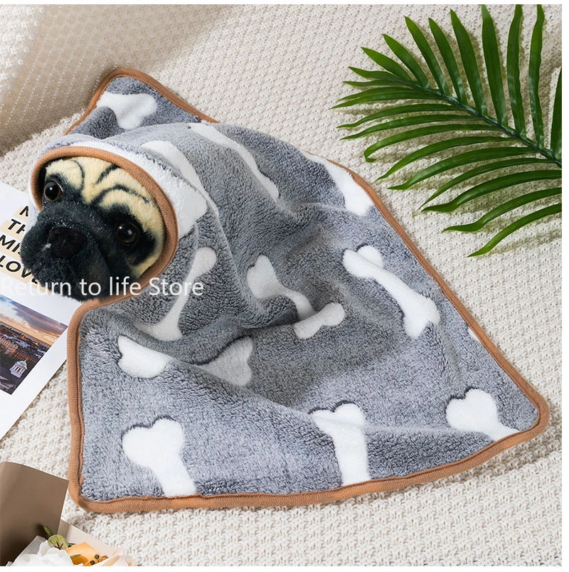 Warm Soft Pet Dog Blanket Mat Plush Thin Sleeping for Dogs Cats Breathable Cat Cover Supplies 1005008113162653