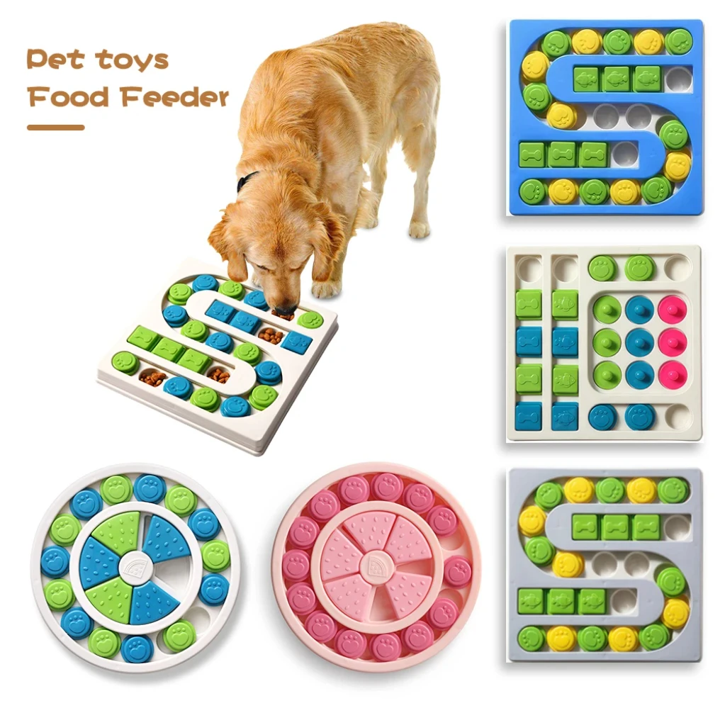 Dog Puzzle Toys Slow Feeder Interactive Puppy Increase IQ Training Game Food Dispenser Slowly 1005008121006294