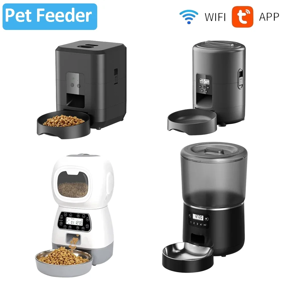 Petavista Automatic Cat Feeder Pet Smart Wifi Food Kibble Dispenser Remote Control Auto for Dog Dry 1005008130764924