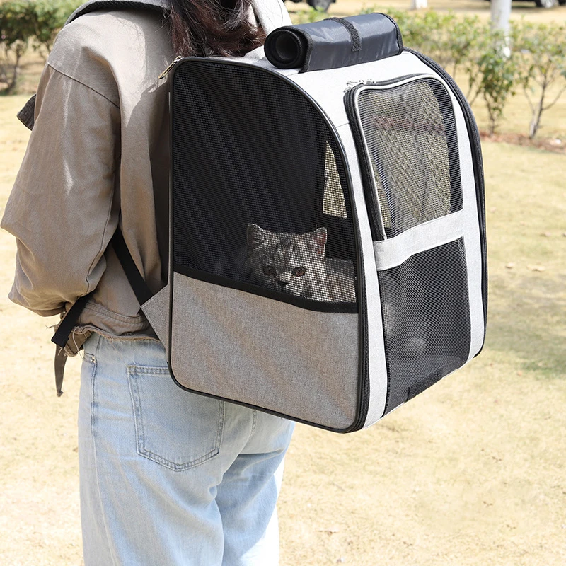 Pet Cat Backpack Large Space Breathable Portable Travel Bag for Cats and Puppy Carrying Supplies 1005008134365190
