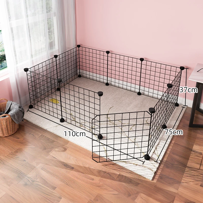 Pet Fence Dog Cage Indoor Encrypted Iron Mesh Fence Cat Cage Free Splicing Rabbit Guinea Pig 1005008137483783