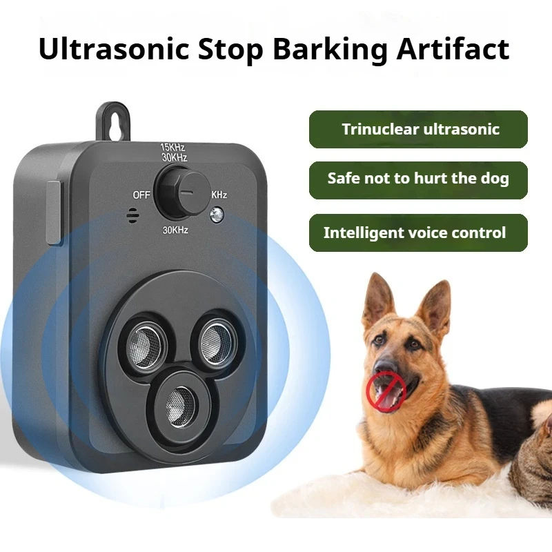 Anti Barking Device with 3 Ultrasonic Level Automatic Bark Stopper Dog Barking Deterrent Tool 1005008142601908
