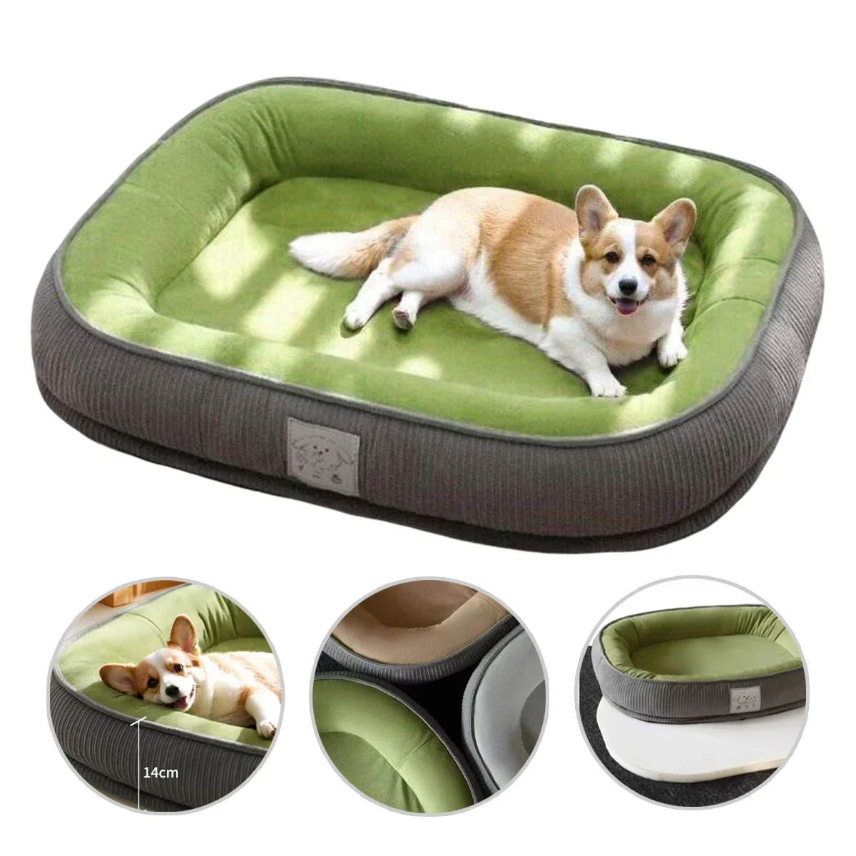 Thickened Wear Resistance Small Breed Dog Bed Pet Winter Soft Warm Removable Washable Cat Puppy Bed 1005008143092612