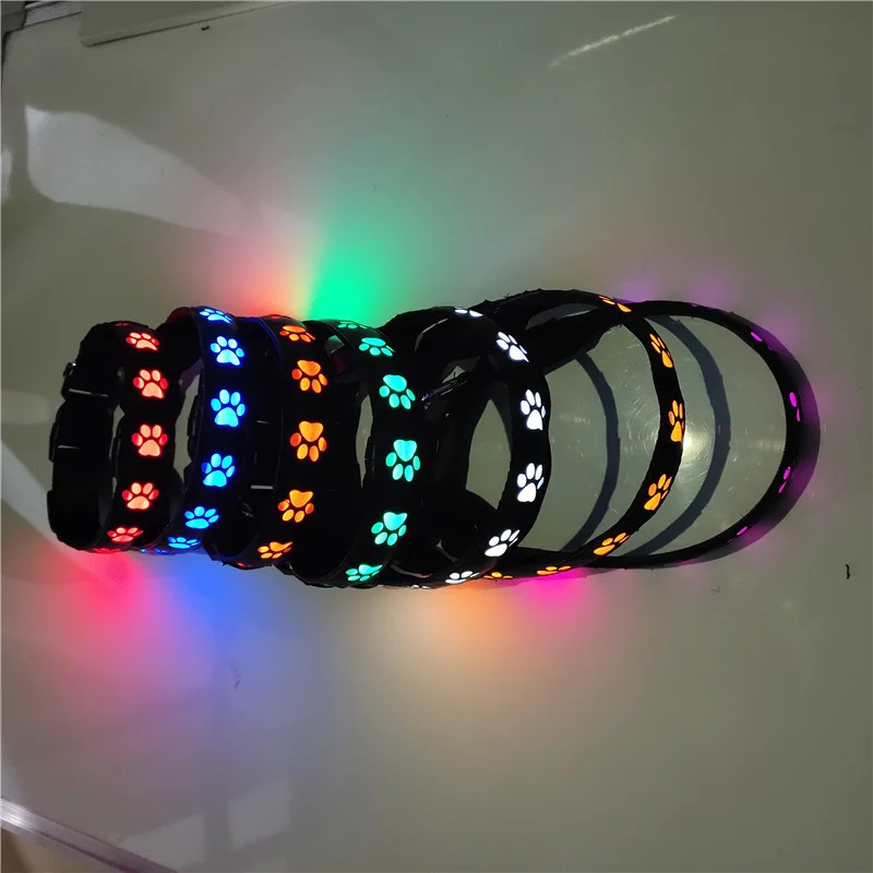 Luminous Dog Collar for Walking, Pet Supplies, Charging Dog Collar, Neck Ring, Colorful Scarf 1005008145373081