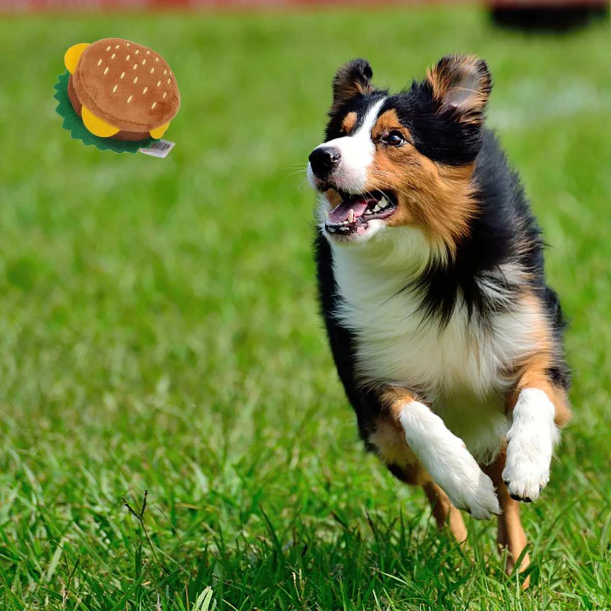 Plush Dog Toys Fun and Interesting Soft Squeaky Chews Play Quick Eats Interactive Toys 1005008157763029