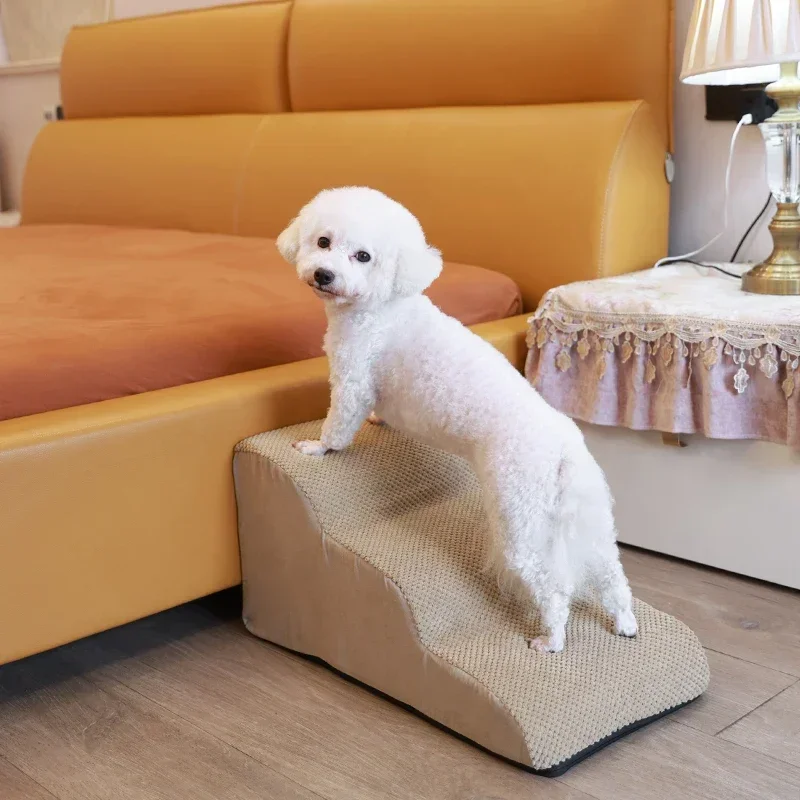 Dogs Stairs Pet 2/3 Steps Stairs for Small Dog Old Dog Ramp Ladder Anti-Slip High Bed Removable 1005008169440945