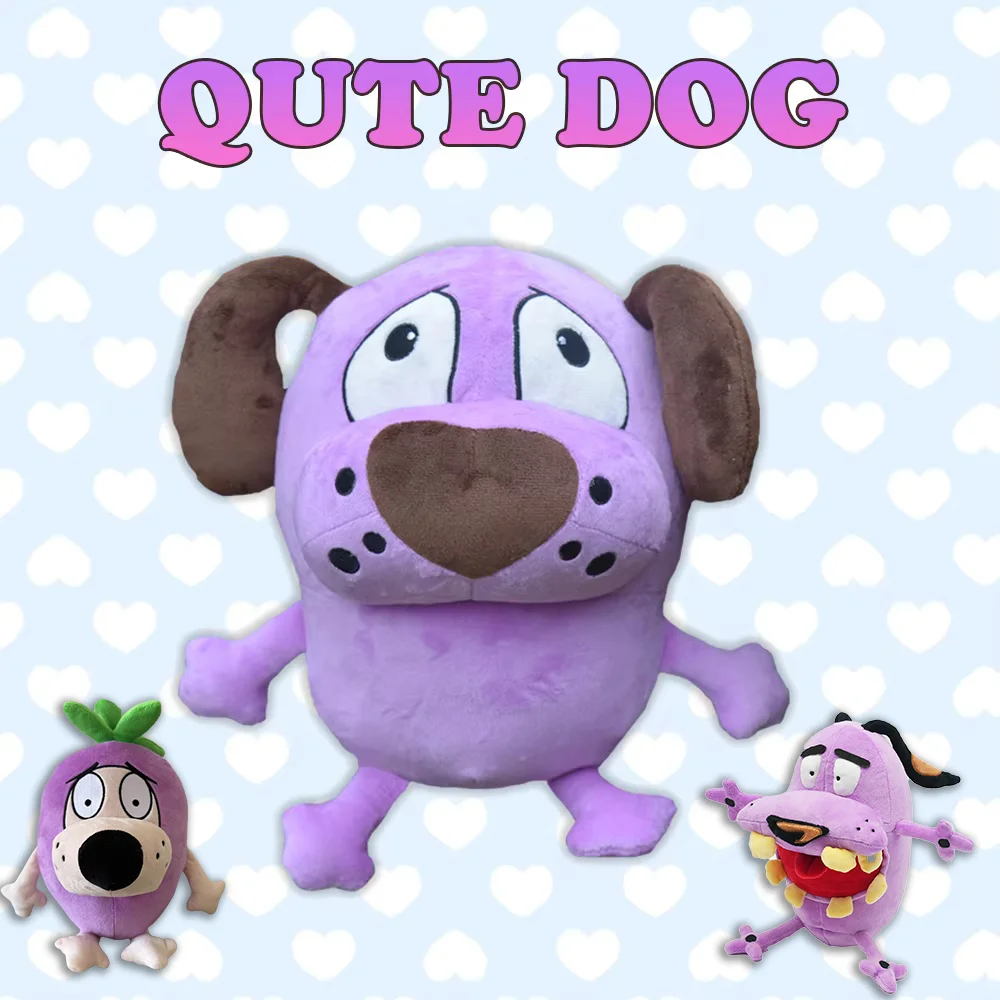 Treasuringu Purple Dog Plush Toys Cartoon Animals Fluffy Dolls Kawaii Dog Stuffes Toy Plushie 1005008176879511