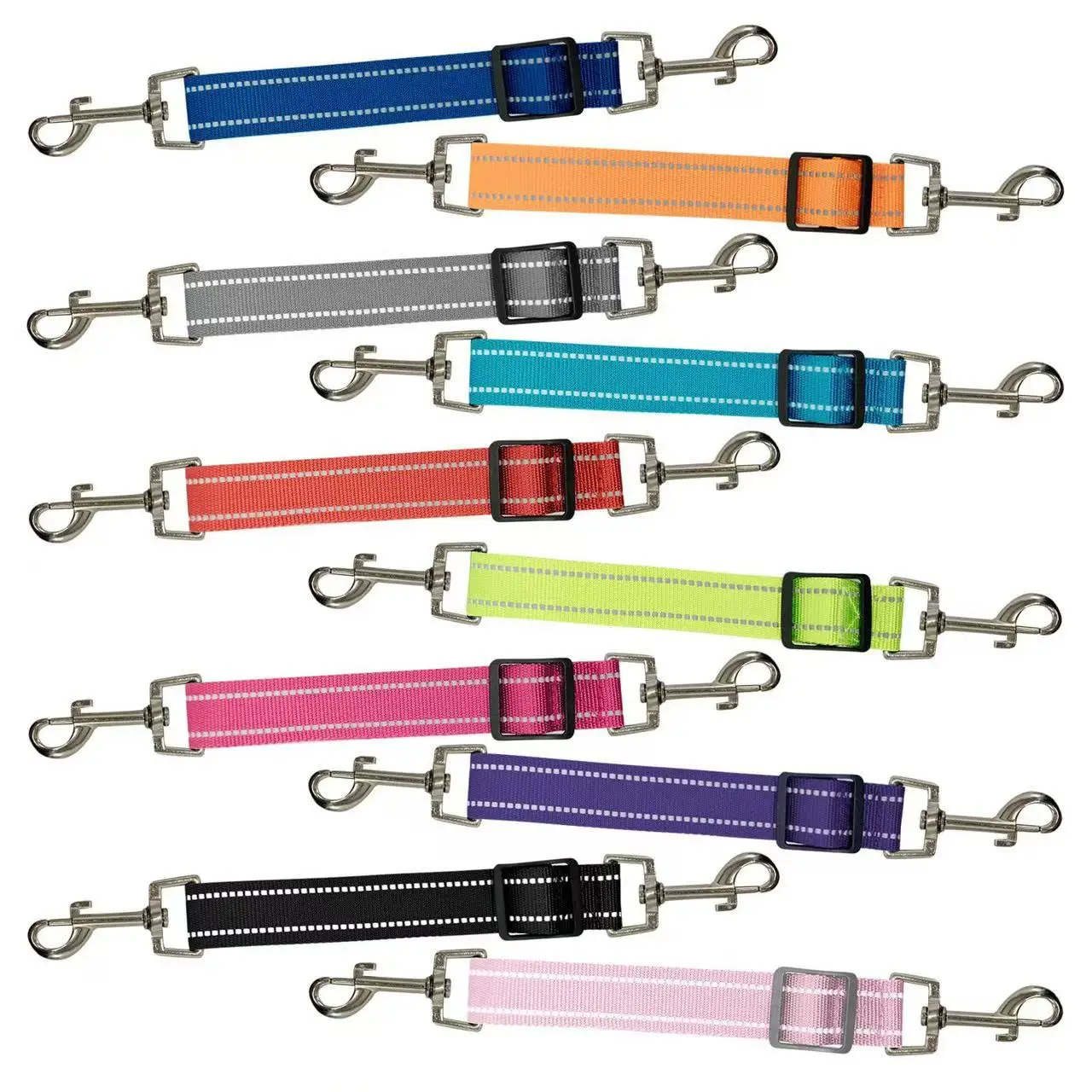 Reflective Dog Safety Collar Clip, Heavy Duty Polyamide Leash Attachment with 360° Swivel 1005008186767191