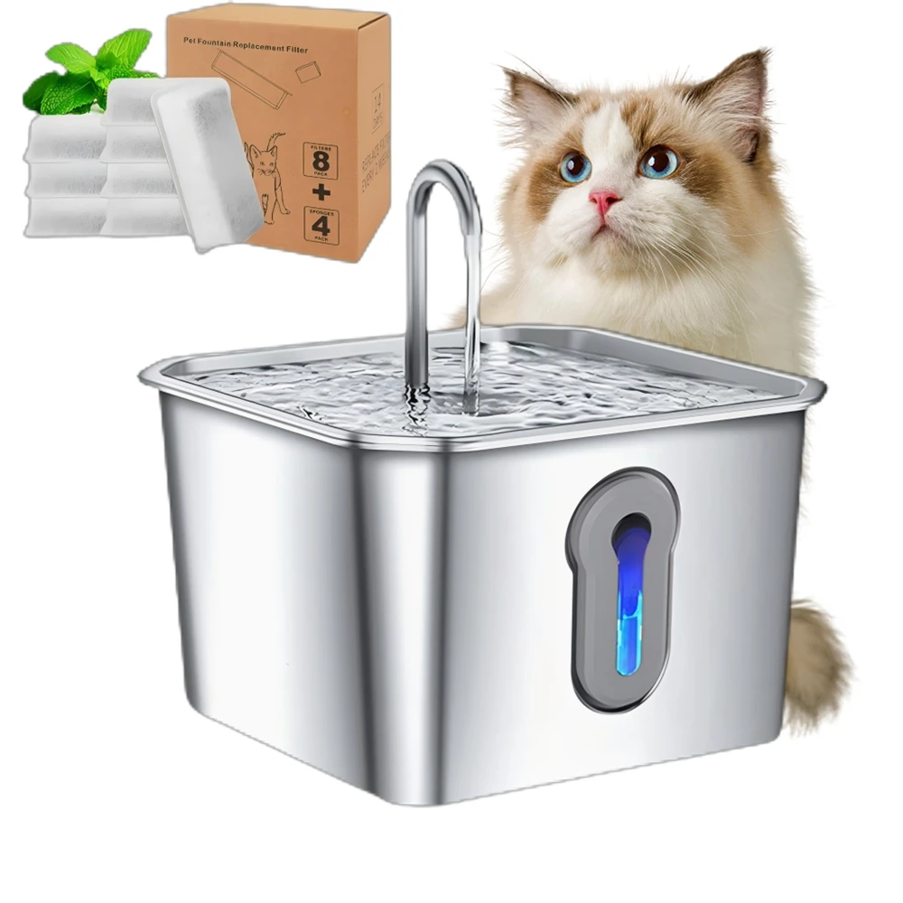 Stainless Steel Cat Water Fountain 1005008195784684