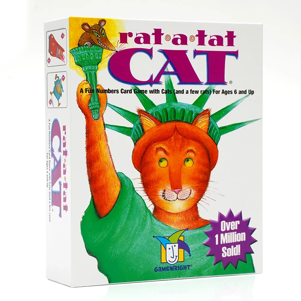 Rat a Tat Cat - Fun Numbers Card Game with Cats and a Few Rats for Ages 6 and Up 1005008215200079
