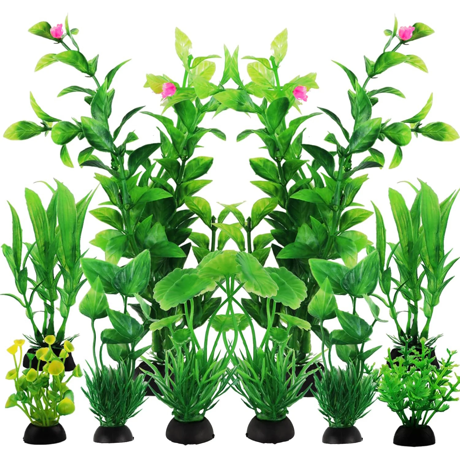 Fish Tank Accessories Green Plants 10pcs Green Decorations Aquarium Artificial Plastic 1005008222818295
