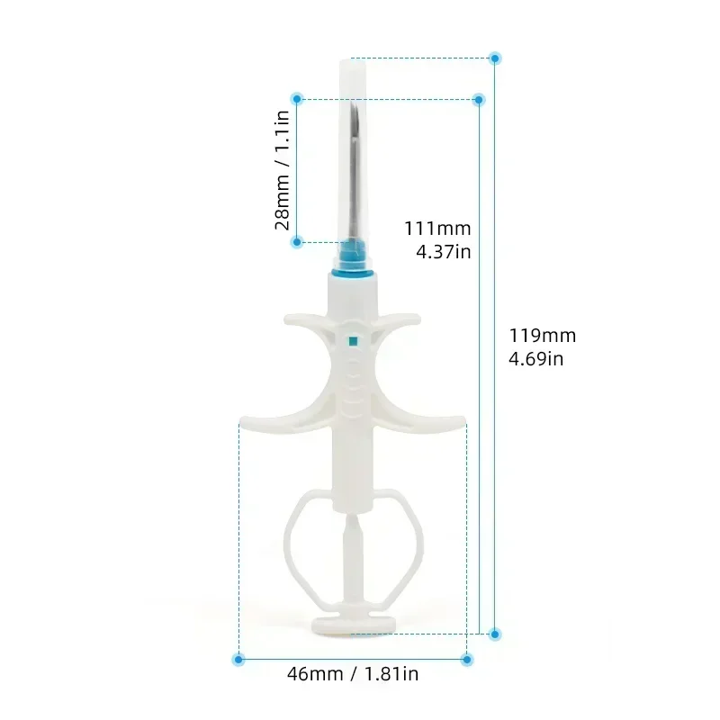 Of Pet ID ICAR Tags High Performance EM4305 Compatible Microchip Syringes FDX-B ICAR Animal (100pcs) 1005008228099107