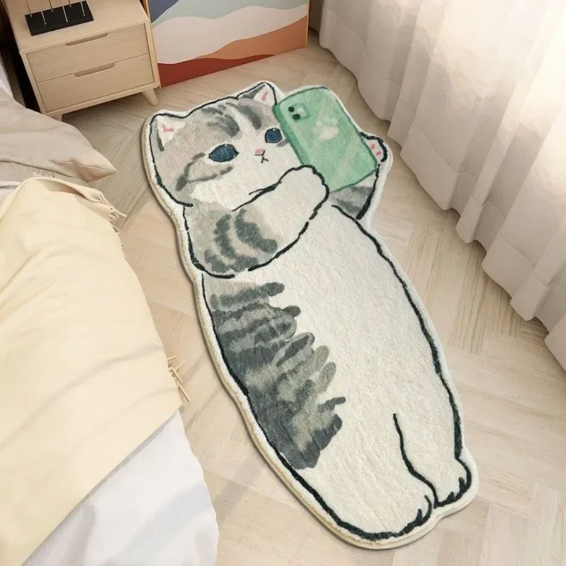 Cartoon Cute Cat Living Room Bedroom Bedside Blanket Absorbent Floor Mat MS22 YJ 1005008239534934
