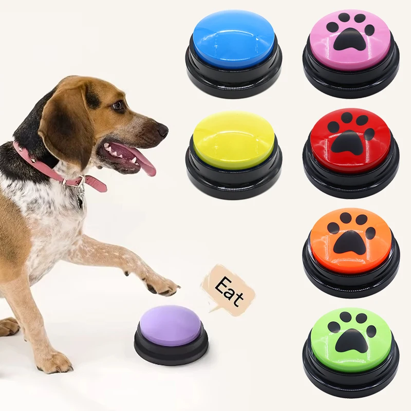 Dog Cat Communication Buttons Voice Recording Button for Pet Training Buzzer 30 Second Record 1005008239692421