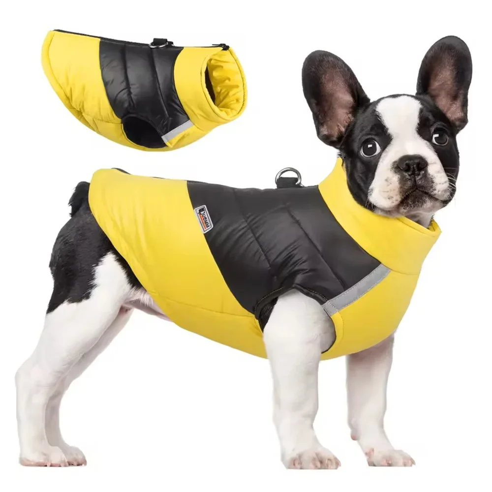 Winter Warm Waterproof Cotton Winter Dog Jacket Vest for Small to Large Dogs Puppy French Bulldog 1005008244885296