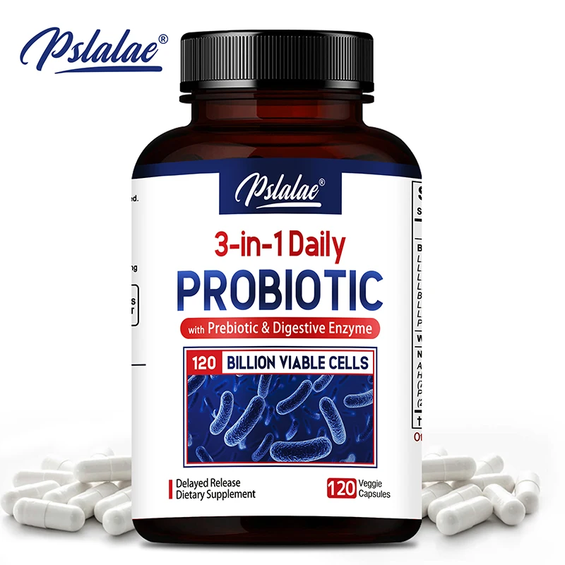 Probiotics + Prebiotics + Digestive Enzymes, Improves Digestion and Immunity, Relieves Constipation 1005008285855989