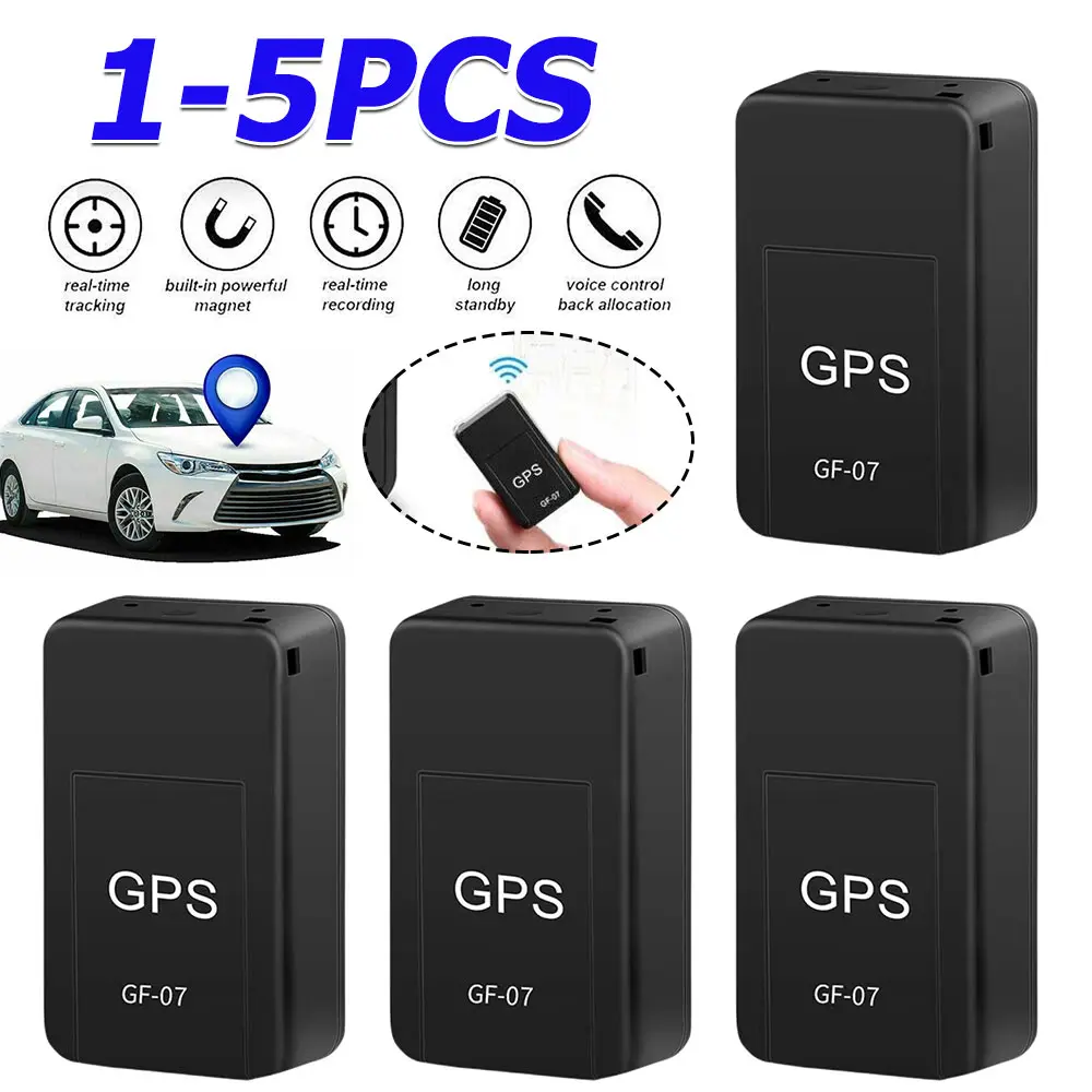 5pcs Magnetic GF-07 Car Tracker GPS GSM GPRS Real Time Tracking Anti-Lost Vehicle Locator SIM 1005008286599430