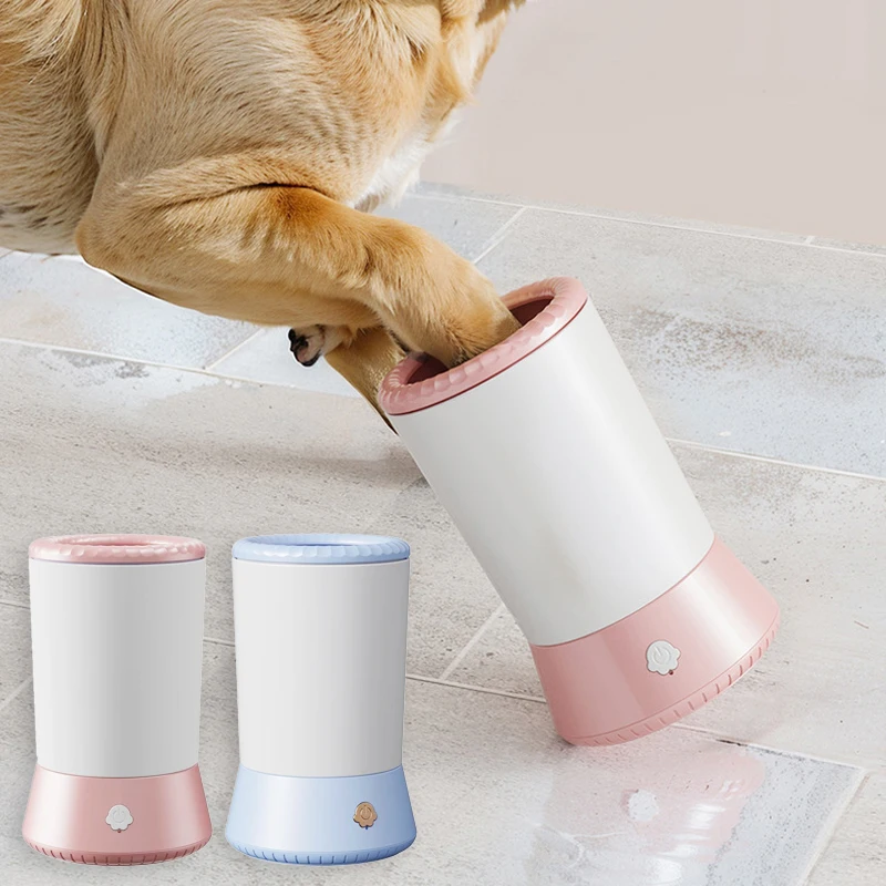 Pet Paw Cleaner Remove Dust Dirt Hair Comfortable Automatic Dog Washer USB Rechargeable Foot 1005008287551505