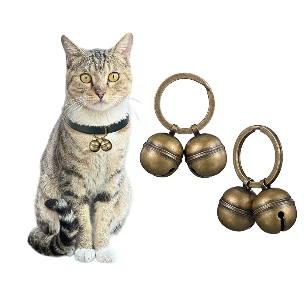 Loud Copper Pet Bell Collar Accessory Adjustable Collar Attachment with Melodious Jingle Sound 1005008300240072