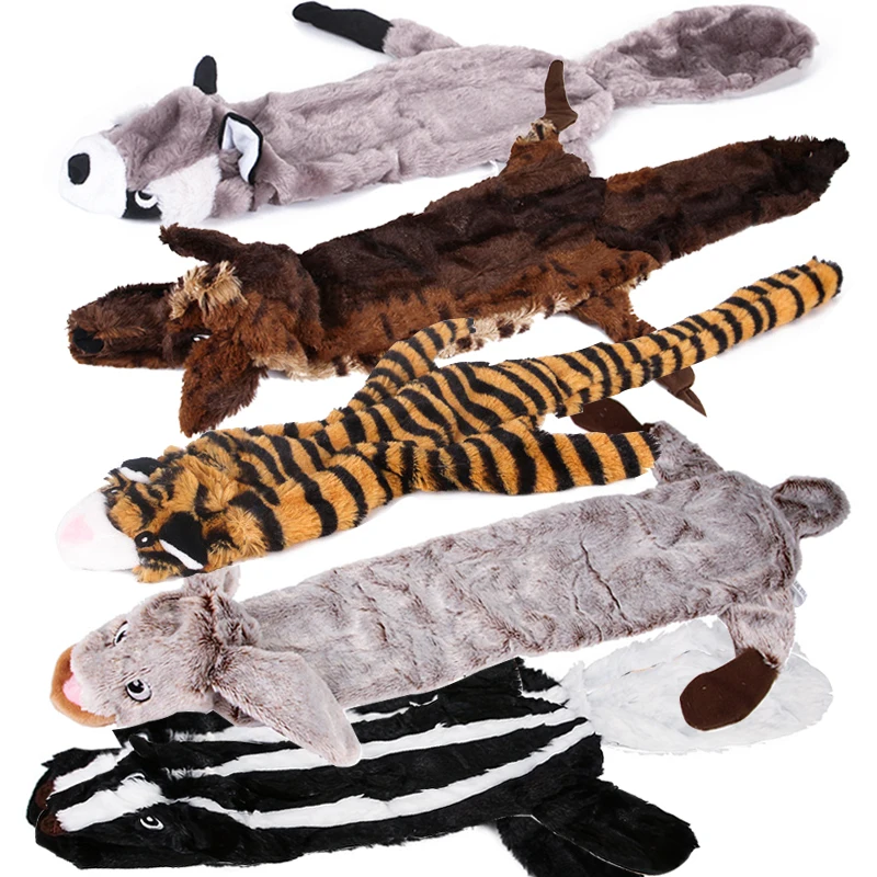 Plush Dog Toy No Stuffing Dog Toys with Squeakers Durable Plush Squeaky Dog Chew Toy for Medium 1005008304595650