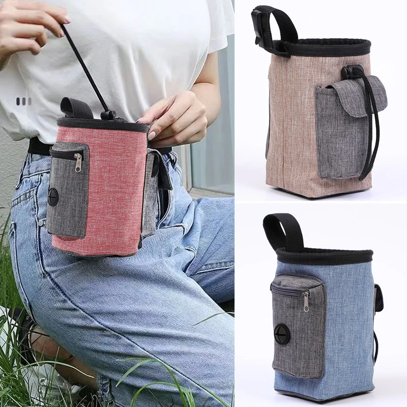 Portable Feeding Outdoor Pet Dog Treat Pouch Portable Dog Training Bags Pet Snack Food Bag Snack 1005008317172223